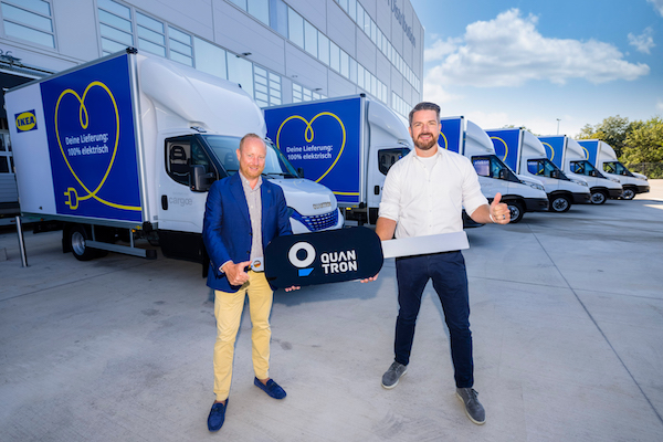 IKEA receives 30 electric vans from QUANTRON