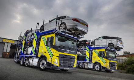 NEW VOLVO FM CAR TRANSPORTERS RAISE THE BAR AT J&P VEHICLE  DELIVERIES