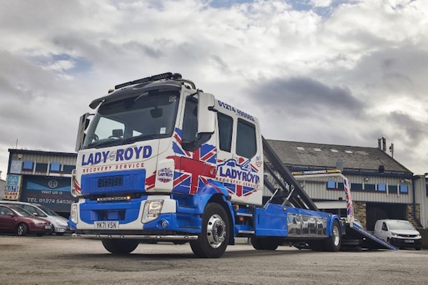 VOLVO FL RECOVERY TRUCK MAKES ITS DEBUT AT LADYROYD GARAGE