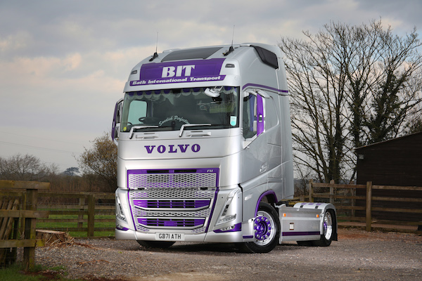 NEW VOLVO FH GLOBETROTTER XL GOES LIVE AT BATH INTERNATIONAL TRANSPORT