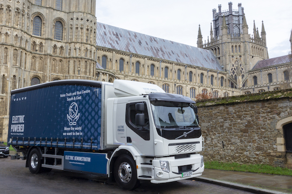 Volvo Truck fitted with the latest vehicle safety technology