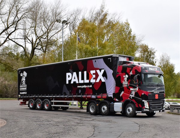 Pall-Ex unveils special edition livery to mark gold award honour by Ministry of Defence