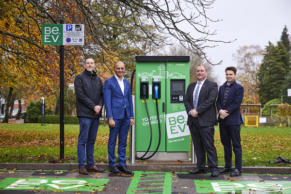 Trafford Council launches first of 100 EV chagring bays