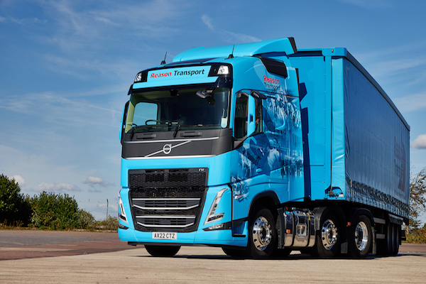 REASON TRANSPORT ADDS VOLVO TRUCKS TO ITS GROWING FLEET