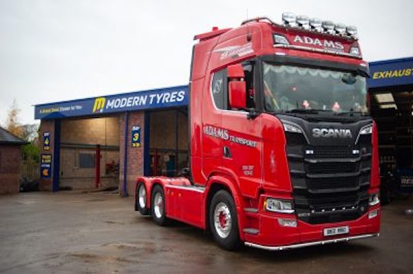 J ADAMS & SONS TRANSPORT TO EXTEND TYRE LIFE WITH MICHELIN POLICY