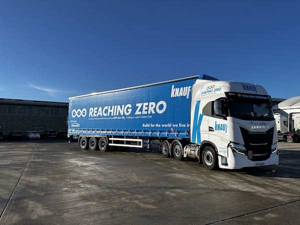 KNAUF AND NICHOLLS ANNOUNCE 100% RENEWABLE FUEL DELIVERIES