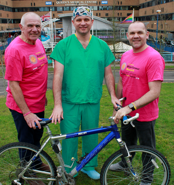 Brain tumour diagnosis inspires ambitious Tour de Football charity challenge