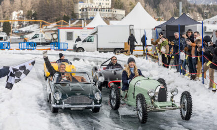 Race on the ice: The Little Car Company showcases its line-up of scaled, electrified icons at the International Concours of Elegance, St. Moritz