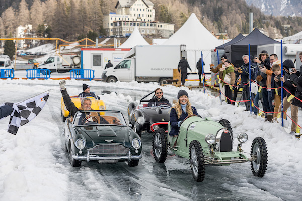 Race on the ice: The Little Car Company showcases its line-up of scaled, electrified icons at the International Concours of Elegance, St. Moritz