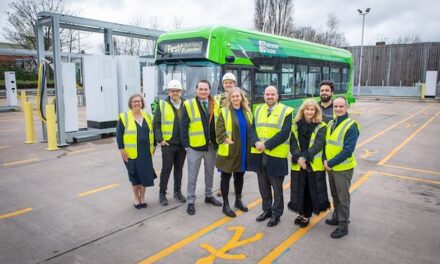 ‘Bus depot of the future’ launches in Leicester as one of the UK’s first fully electric depots outside of London