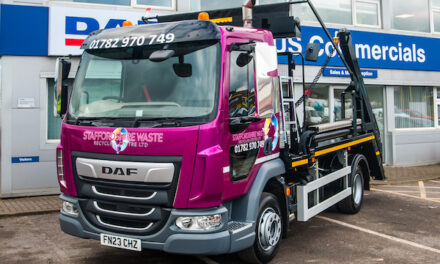 Brand New DAF LF Skip Loader for Staffordshire Waste