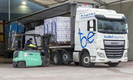 Bullet Express goes even greener with Mitsubishi Forklift Trucks