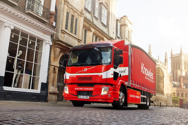 ORANGE IS THE NEW GREEN!  KNOWLES INVESTS IN THE FUTURE WITH FIRST ELECTRIC TRUCK JOINING THE FLEET