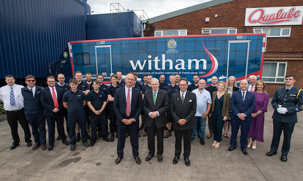 HRH The Duke of Gloucester visits Witham Group’s Lincolnshire headquarters