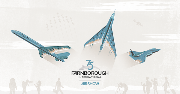 Farnborough International Airshow celebrates its 75th anniversary