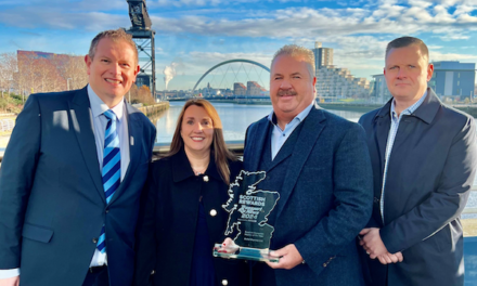 BULLET EXPRESS TAKES HOME  SCOTTISH EUROPEAN HAULIER OF THE YEAR AWARD