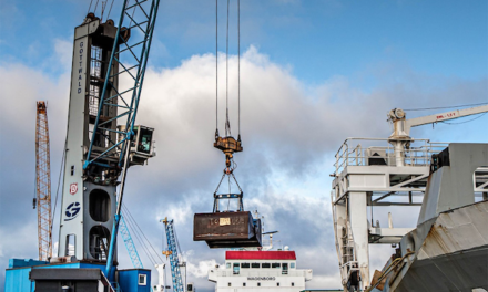 Port welcomes first international shipment of renewable energy cargo