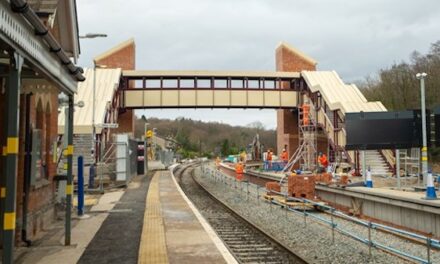 Accessible footbridge installed at Dore & Totley Station