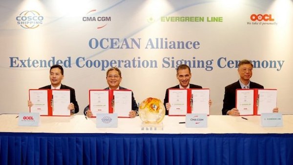 COSCO SHIPPING and partners extend OCEAN Alliance