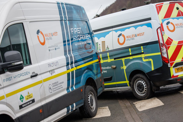 FIRST HYDROGEN’S GREEN HYDROGEN VEHICLE TRIALS COMMENCE WITH WALES & WEST UTILITIES