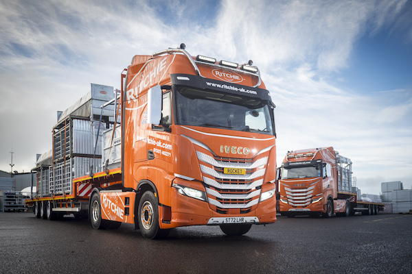 Vivid orange IVECO S-Way 490s boost Ritchie Agricultural’s fleet efficiency