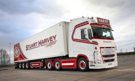 STUART HARVEY TRANSPORT LEAVES NO STONE UNTURNED WITH MAMMOTH SPEC ON NEW VOLVO FH 500 WITH I-SAVE