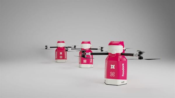 Aerit, foodora and Tele2 Takeoff with Historic Drone Delivery Partnership