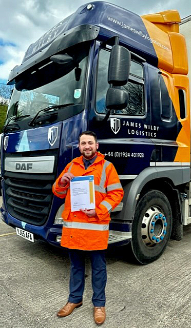 JAMES WILBY LOGISTICS LANDS COVETED FORS GOLD ACCREDITATION