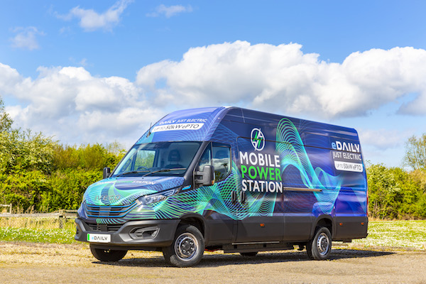 Bespoke IVECO eDaily charges into the future as a Mobile Power Station