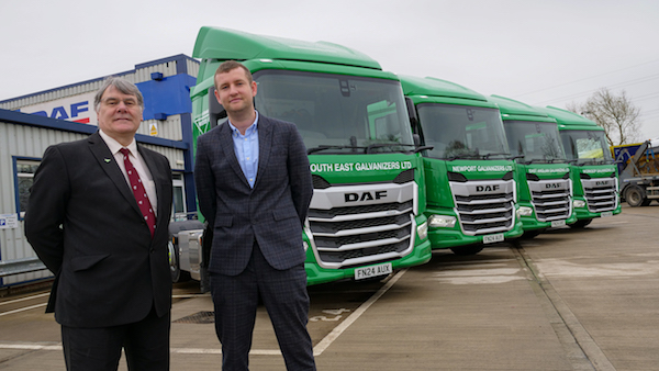 Ford & Slater Delivers New-Gen DAF Trucks to Wedge Group Galvanizing