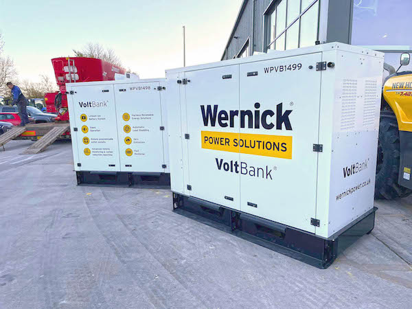 Wernick eyes growth as it secures multi-million-pound investment for battery storage units