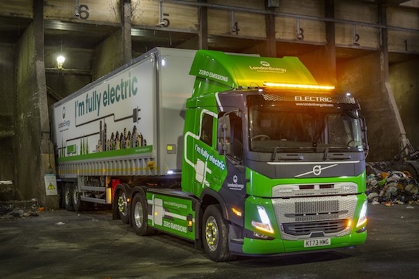 LONDONENERGY’S NEW VOLVO FM ELECTRIC HELPS TURN WASTE INTO RENEWABLE POWER