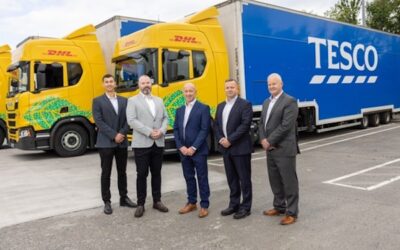 DHL Supply Chain rolls out 50 new biomethane trucks across Tesco Ireland network