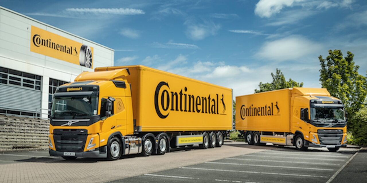 CONTINENTAL TYRES SETS NEW UK FLEET BENCHMARK WITH ITS FIRST VOLVO TRUCKS