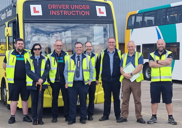 Local bus operator chooses winners for Bus Driver of the Year competition