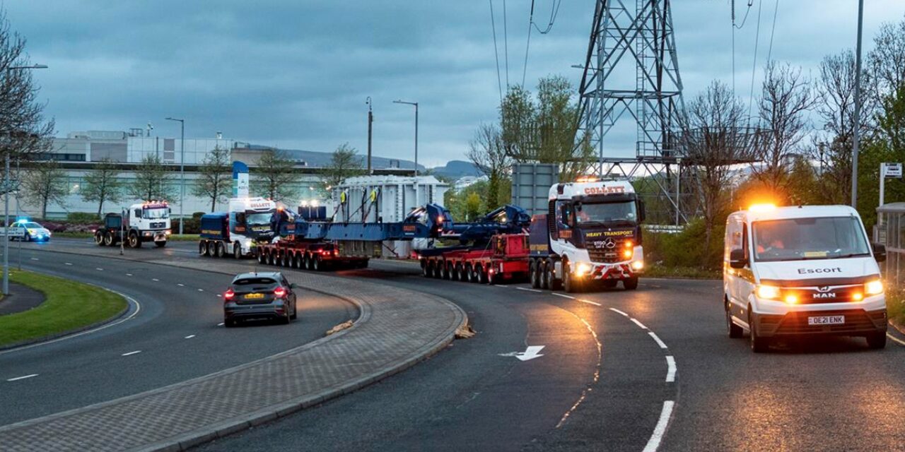 Collett Transport Completes 148Te Transformer Transport and Installation at Neilston Grid Stability Facility