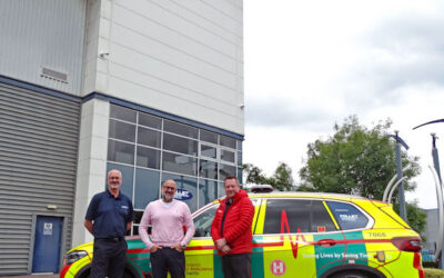 PALLET-TRACK PLEDGES £75K FOR AIR AMBULANCE MISSIONS