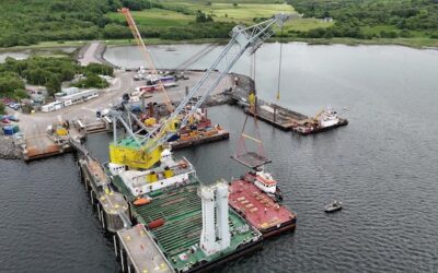 Kennacraig and Port Askaig reach significant milestones in preparation for new Islay vessels