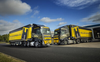 HALLAM EXPRESS INVESTS IN EIGHT VOLVO FH AEROS FOR ENHANCED FUEL EFFICIENCY AND SUSTAINABILITY