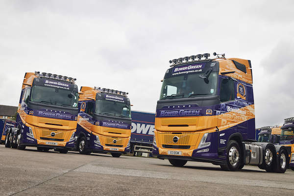 BOWER GREEN REFRESHES ITS FLEET WITH STRIKING NEW VOLVO FH AEROS